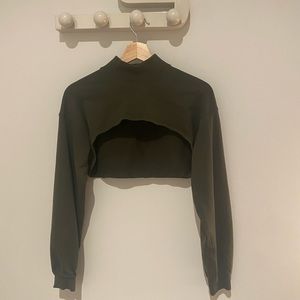 Lululemon Super cropped LA turtle neck long sleeve